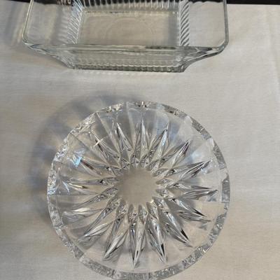 Crystal from Princess House and Fostoria bowl Plus