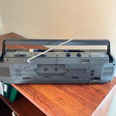 720 General Electric Stereo Radio Dual Cassette Recorder