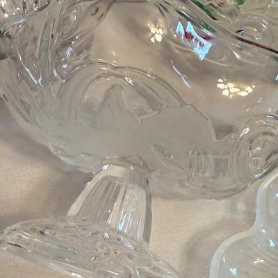 Crystal candy dishes
