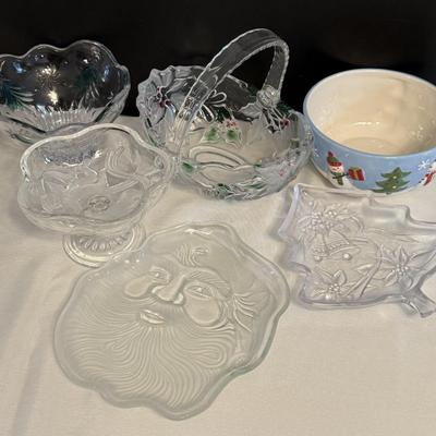 Crystal candy dishes