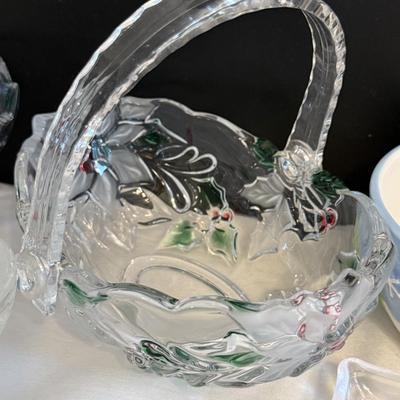 Crystal candy dishes