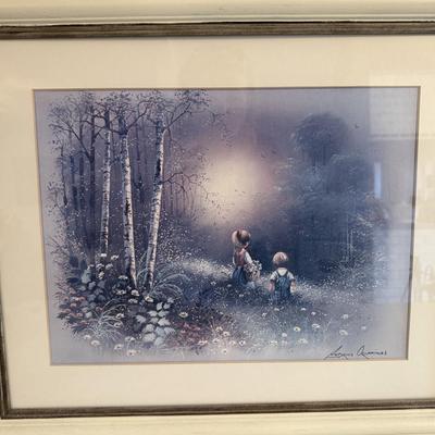 Framed signed pictures