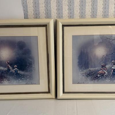 Framed signed pictures