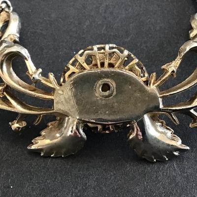 Beautiful Vintage Necklace Glass Stone