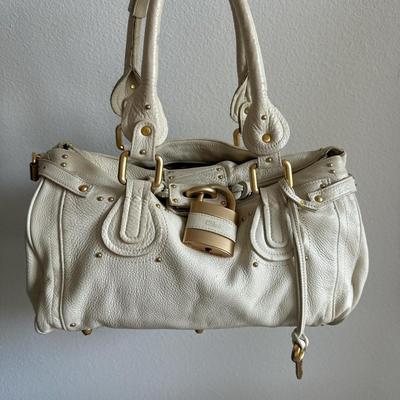 Chloe paddington in white/cream color Excellent