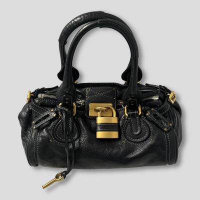 Chloe Paddington Bag Black Leather