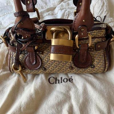 Rare Brown Tweed Mini Chloe Paddington Bag