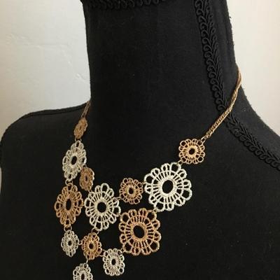 Beautiful statement, necklace, unique vintage