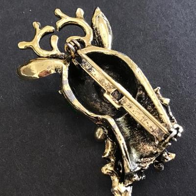 Rudolph Vintage Brooch