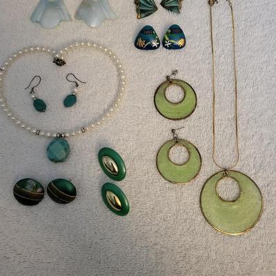 BLUES AND GREEN JEWELRY
