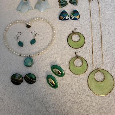 BLUES AND GREEN JEWELRY