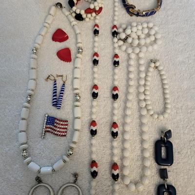RED, WHITE AND BLUE JEWELRY