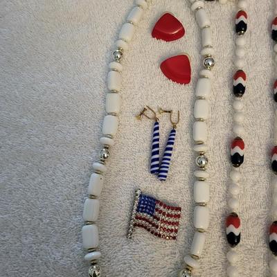 RED, WHITE AND BLUE JEWELRY