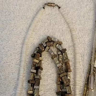 MULTI BEADED STRAND CHICO'S NECKLACE