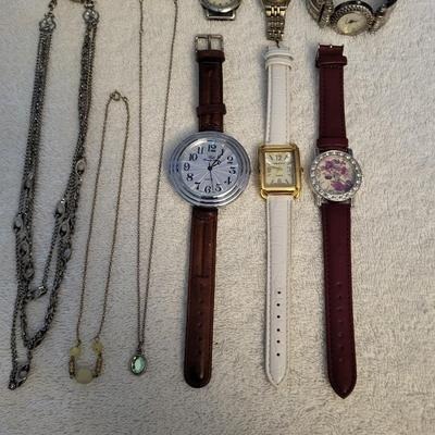 NECKLACES AND WATCHES