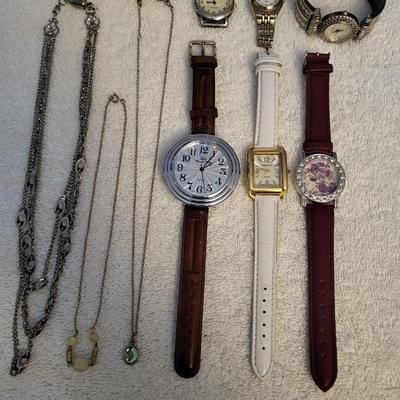 NECKLACES AND WATCHES