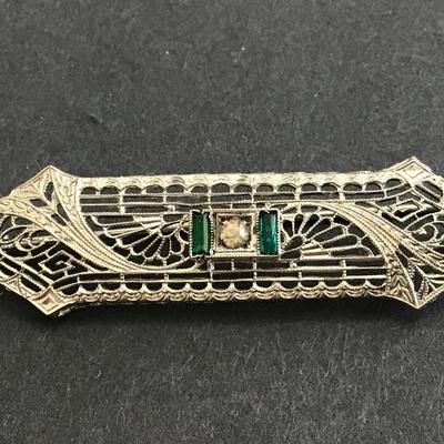 Beautiful Art Deco Style Brooch
