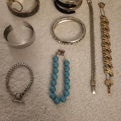 A VARIETY OF BRACELETS