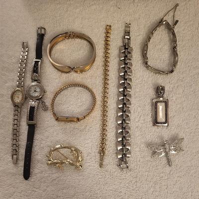 OMEGA DEVILLE WATCH, 2 MONET BRACELETS, GRUEN AND PREMIER WATCHES