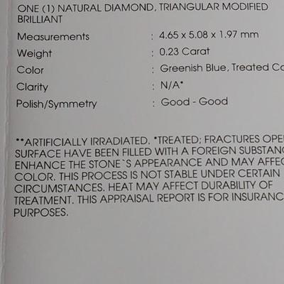 IGI CERTIFIED . 23CTS Natural Diamond