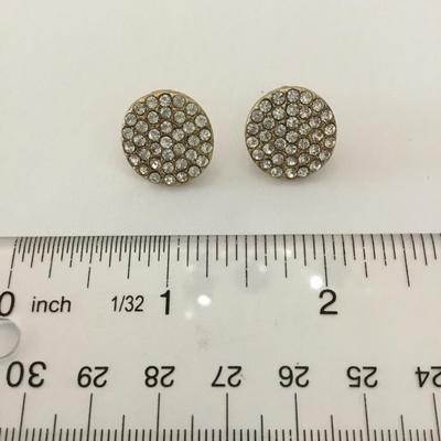 Beautiful crystal rhinestone studded earrings very beautiful very nice