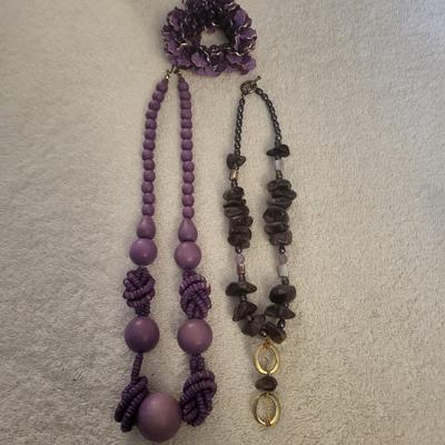 PURPLE AND LAVENDER JEWELRY