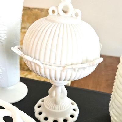 Milk Glass Lot