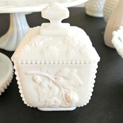 Milk Glass Lot