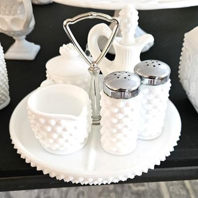 Milk Glass Lot