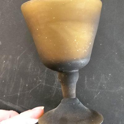 7 Vintage Horn Goblet