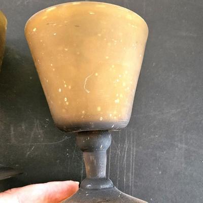 7 Vintage Horn Goblet