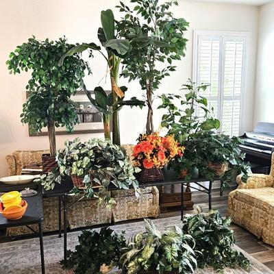 Artificial Household Plant Lot