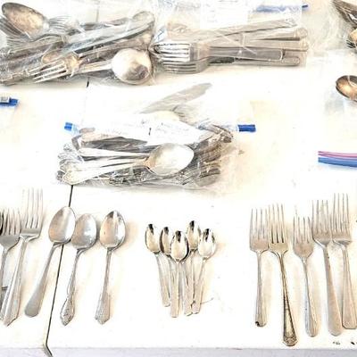 Vintage Silverware Silver Plate Lot