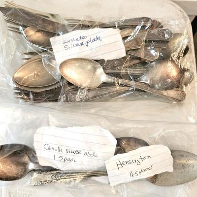 Vintage Silverware Silver Plate Lot