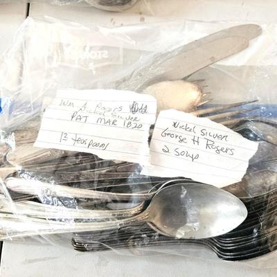 Vintage Silverware Silver Plate Lot