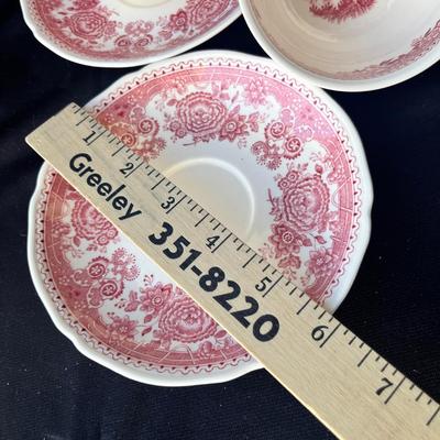 Sale Photo Thumbnail #871: Red transferware.  Great condition!