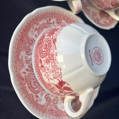 Sale Photo Thumbnail #872: Red transferware.  Great condition!