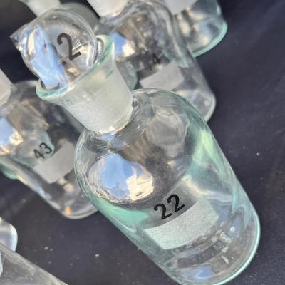 Sale Photo Thumbnail #905: 9 bottles, numbered.  Very good shape!