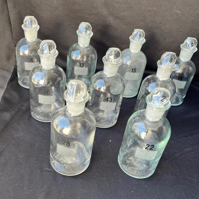 Sale Photo Thumbnail #904: 9 bottles, numbered.  Very good shape!