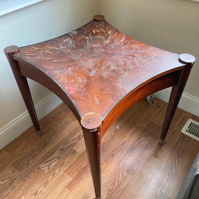 LOT 79: Pair of Wooden Accent One Drawer Tables