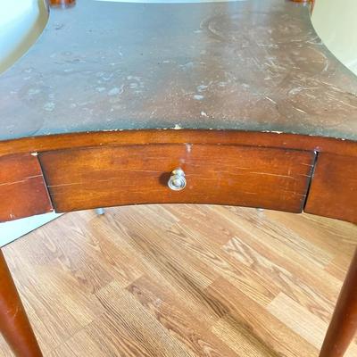 LOT 79: Pair of Wooden Accent One Drawer Tables