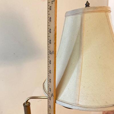 LOT 80: End Table Floor Lamp Cabinet Rack Combo