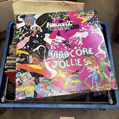 LOT 90: Crate of Lp's: Eddie Murphy, Prince, Luther Vandross, Sting, Miami Vice and More