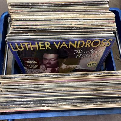 LOT 90: Crate of Lp's: Eddie Murphy, Prince, Luther Vandross, Sting, Miami Vice and More