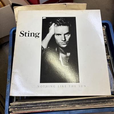 LOT 90: Crate of Lp's: Eddie Murphy, Prince, Luther Vandross, Sting, Miami Vice and More