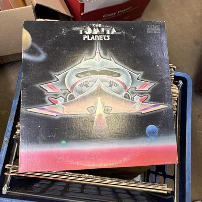 LOT 90: Crate of Lp's: Eddie Murphy, Prince, Luther Vandross, Sting, Miami Vice and More
