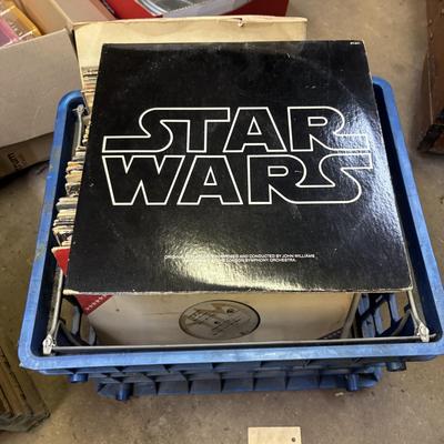 LOT 90: Crate of Lp's: Eddie Murphy, Prince, Luther Vandross, Sting, Miami Vice and More