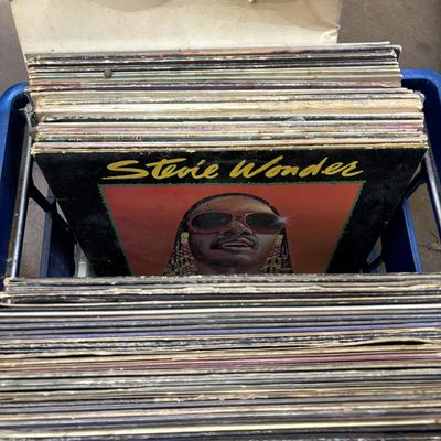 LOT 90: Crate of Lp's: Eddie Murphy, Prince, Luther Vandross, Sting, Miami Vice and More