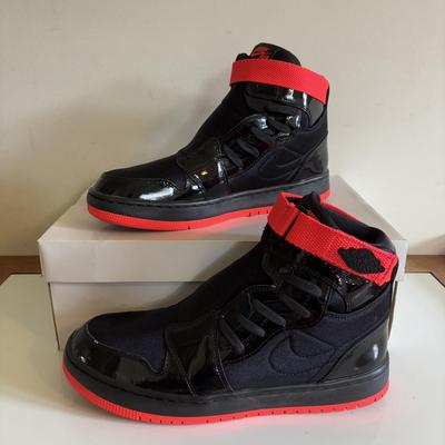 LOT 105: Nike WMNS Air Jordan Nova XX, Black/Bright Crimson, Sz 12
