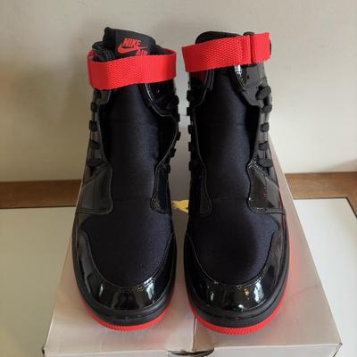 LOT 105: Nike WMNS Air Jordan Nova XX, Black/Bright Crimson, Sz 12